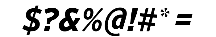 Retina Standard Normal Bold Italic Font OTHER CHARS