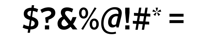 Retina Standard Normal Medium Font OTHER CHARS