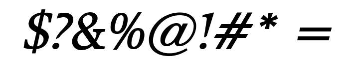 Revive 8 BoldItalic Font OTHER CHARS