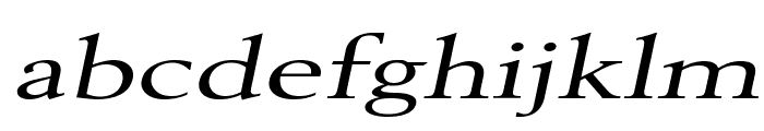 Revive 8 Extended Italic Font LOWERCASE