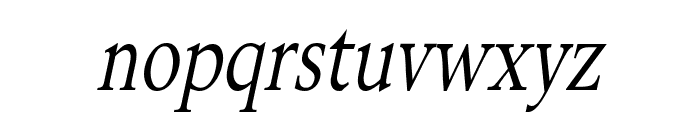 Revive 8 Thin Italic Font LOWERCASE