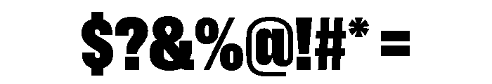 Recent Grotesk Black Font OTHER CHARS