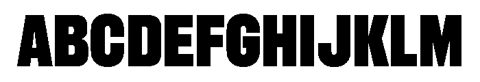 Recent Grotesk Black Font UPPERCASE