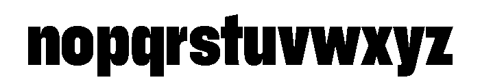 Recent Grotesk Black Font LOWERCASE