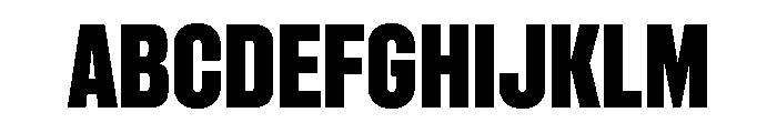 Recent Grotesk Bold Font UPPERCASE