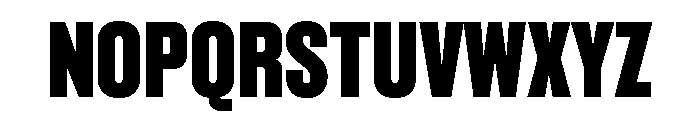 Recent Grotesk Bold Font UPPERCASE