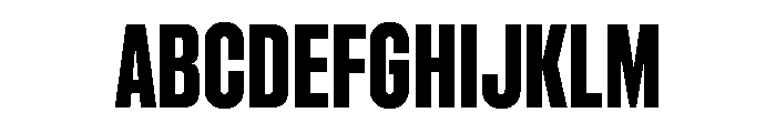 Recent Grotesk Medium Font UPPERCASE