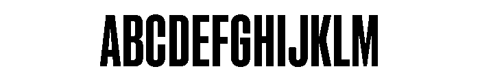 Recent Grotesk Regular Font UPPERCASE