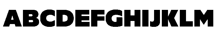 Recent Grotesk Ultra Font UPPERCASE