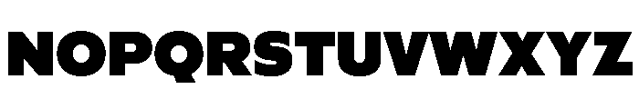 Recent Grotesk Ultra Font UPPERCASE