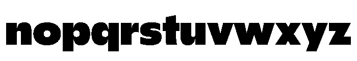 Recent Grotesk Ultra Font LOWERCASE