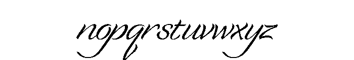 Recherche Regular Font LOWERCASE