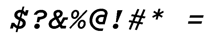 Recipient Bold Italic Font OTHER CHARS