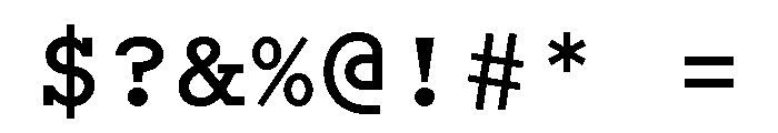 Recipient Bold Font OTHER CHARS