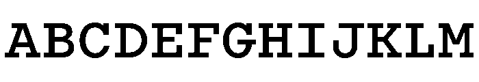 Recipient Bold Font UPPERCASE