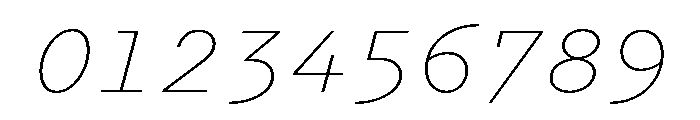Recipient Italic Font OTHER CHARS