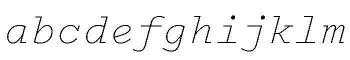 Recipient Light Italic FONT