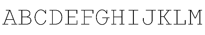 Recipient Light Font UPPERCASE