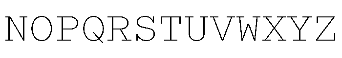 Recipient Light Font UPPERCASE