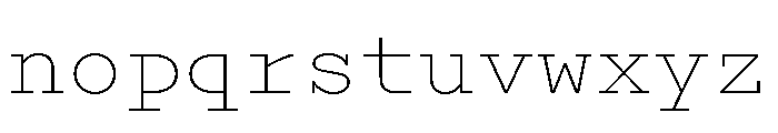 Recipient Light Font LOWERCASE