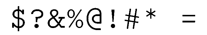 Recipient Medium Font OTHER CHARS