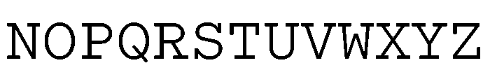 Recipient Medium Font UPPERCASE
