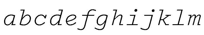 Recipient Regular Italic FONT