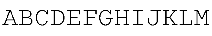 Recipient Regular Font UPPERCASE
