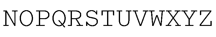 Recipient Regular Font UPPERCASE