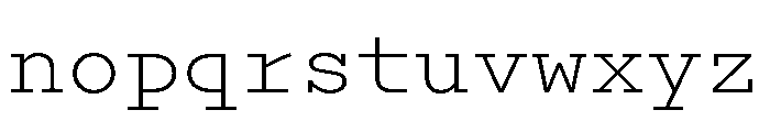 Recipient Regular Font LOWERCASE