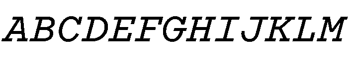 Recipient Semi Bold Italic Font UPPERCASE