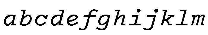 Recipient Semi Bold Italic FONT