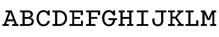 Recipient Semi Bold Font UPPERCASE