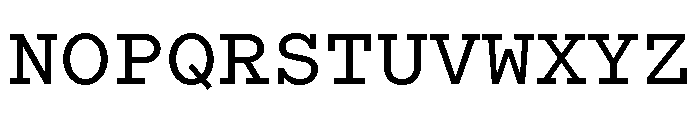 Recipient Semi Bold Font UPPERCASE