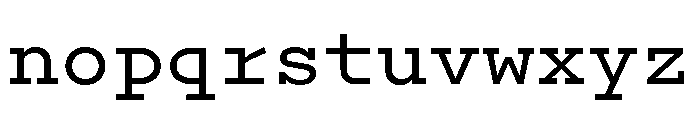 Recipient Semi Bold Font LOWERCASE