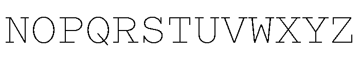 Recipient Font UPPERCASE
