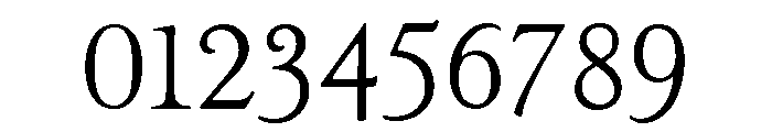 Record Title Regular Font OTHER CHARS