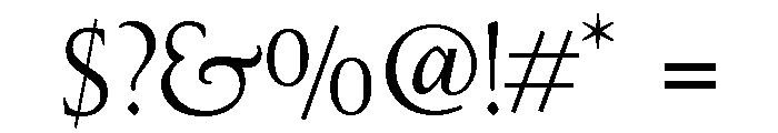 Record Title Regular Font OTHER CHARS