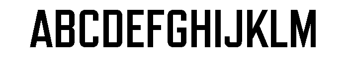 Refrigerator Deluxe Bold Font UPPERCASE