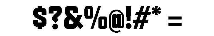 Refrigerator Deluxe Heavy Font OTHER CHARS