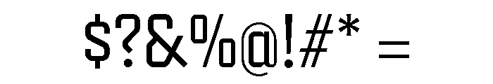 Refrigerator Deluxe Regular Font OTHER CHARS