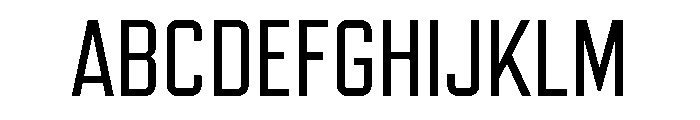Refrigerator Deluxe Regular Font UPPERCASE