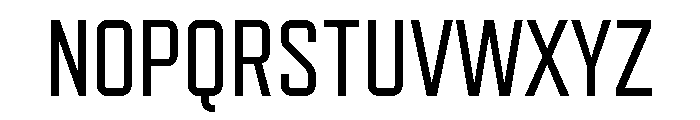 Refrigerator Deluxe Regular Font UPPERCASE