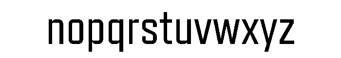 Refrigerator Deluxe Regular Font LOWERCASE