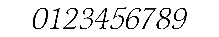 Regina Regular Italic Font OTHER CHARS