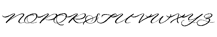 Regina Regular Font UPPERCASE