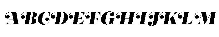 Reina Neue Black Italic Font UPPERCASE