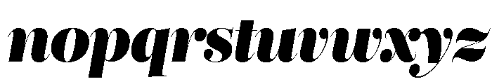 Reina Neue Black Italic Font LOWERCASE
