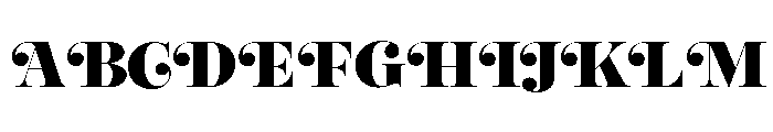 Reina Neue Black Font UPPERCASE