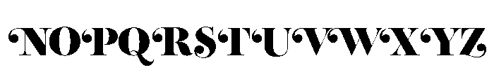 Reina Neue Black Font UPPERCASE